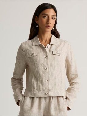 QUINCE 100% European Linen Jacket XS